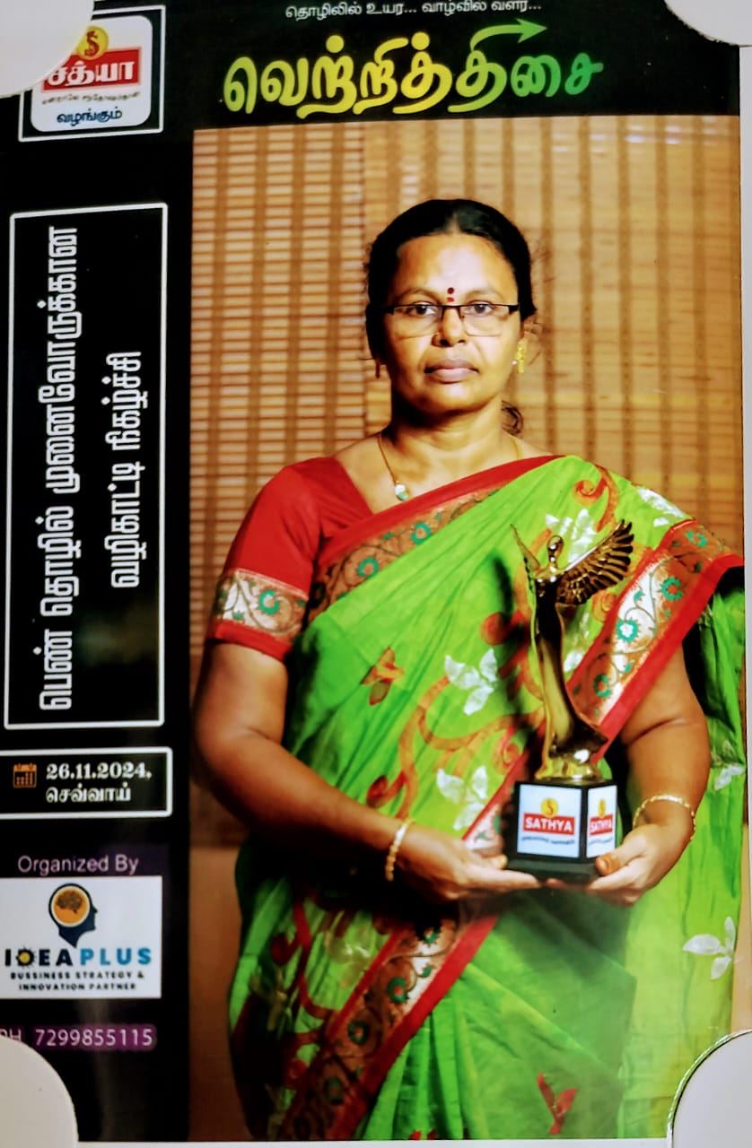 Mrs. Esakkiammal Petchimuthu, Founder of Iyarkai Pantry, Tirunelveli